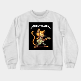 Meowtallica 6 Crewneck Sweatshirt